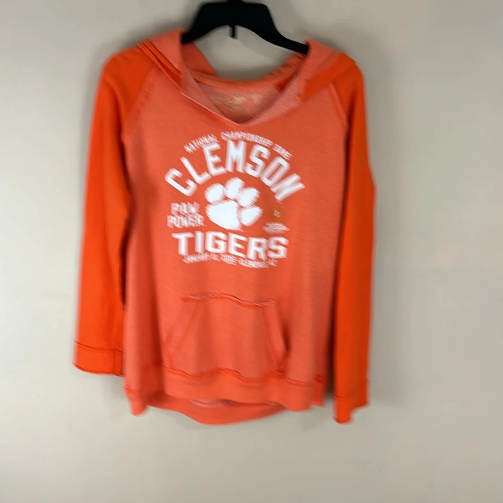 Clemson Tigers Orange Hoodie National Championship Game 2016 Medium